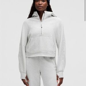 Lululemon Athletica Light Gray Scuba Hoodie